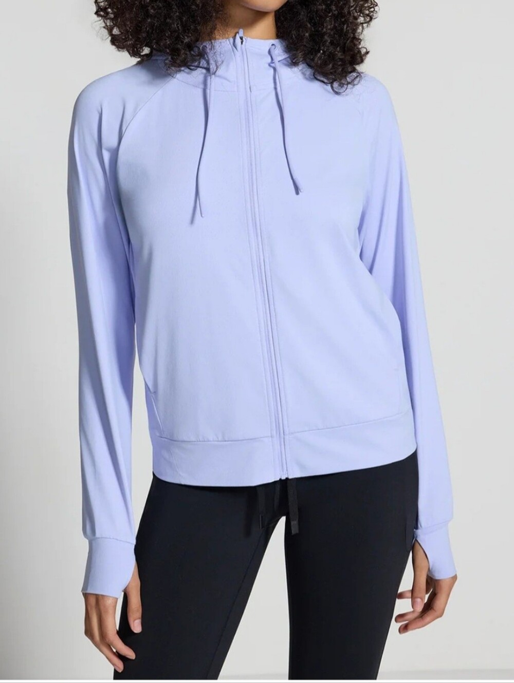 Mondetta Ultra-Light Full Zip Hoodie -PURPLE -SMALL **NEW